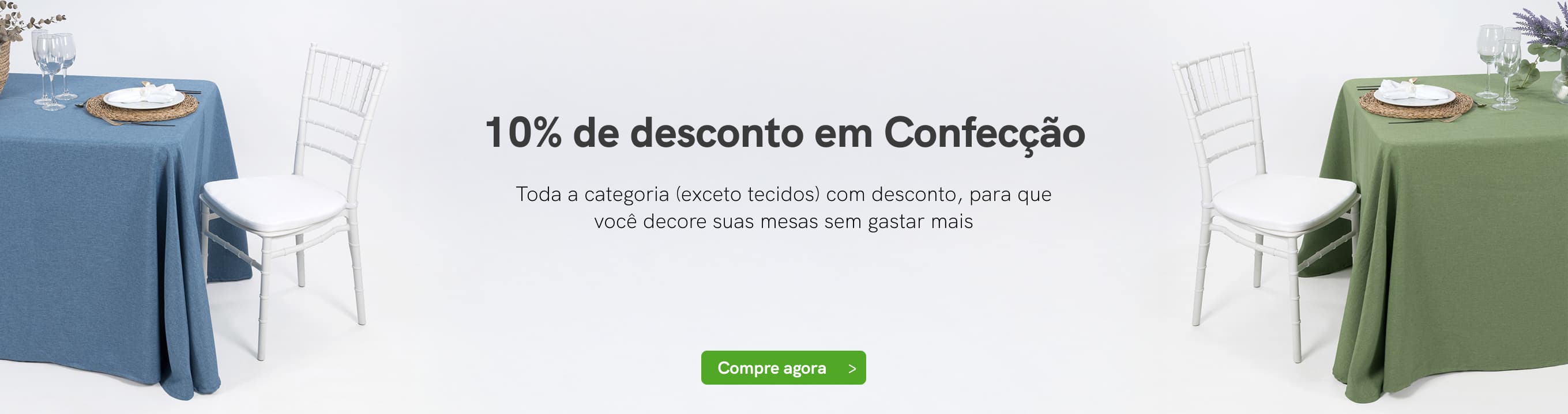 10% de desconto em Confecção